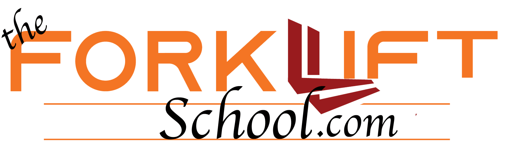 the forklift school logo